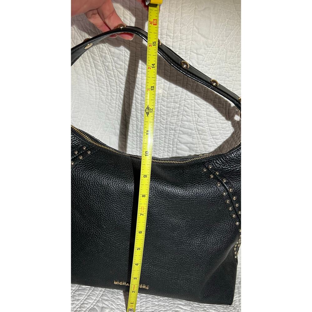 Michael Kors Aria Studded MD
Leather Satchel Handbag Black - Picture 6 of 10